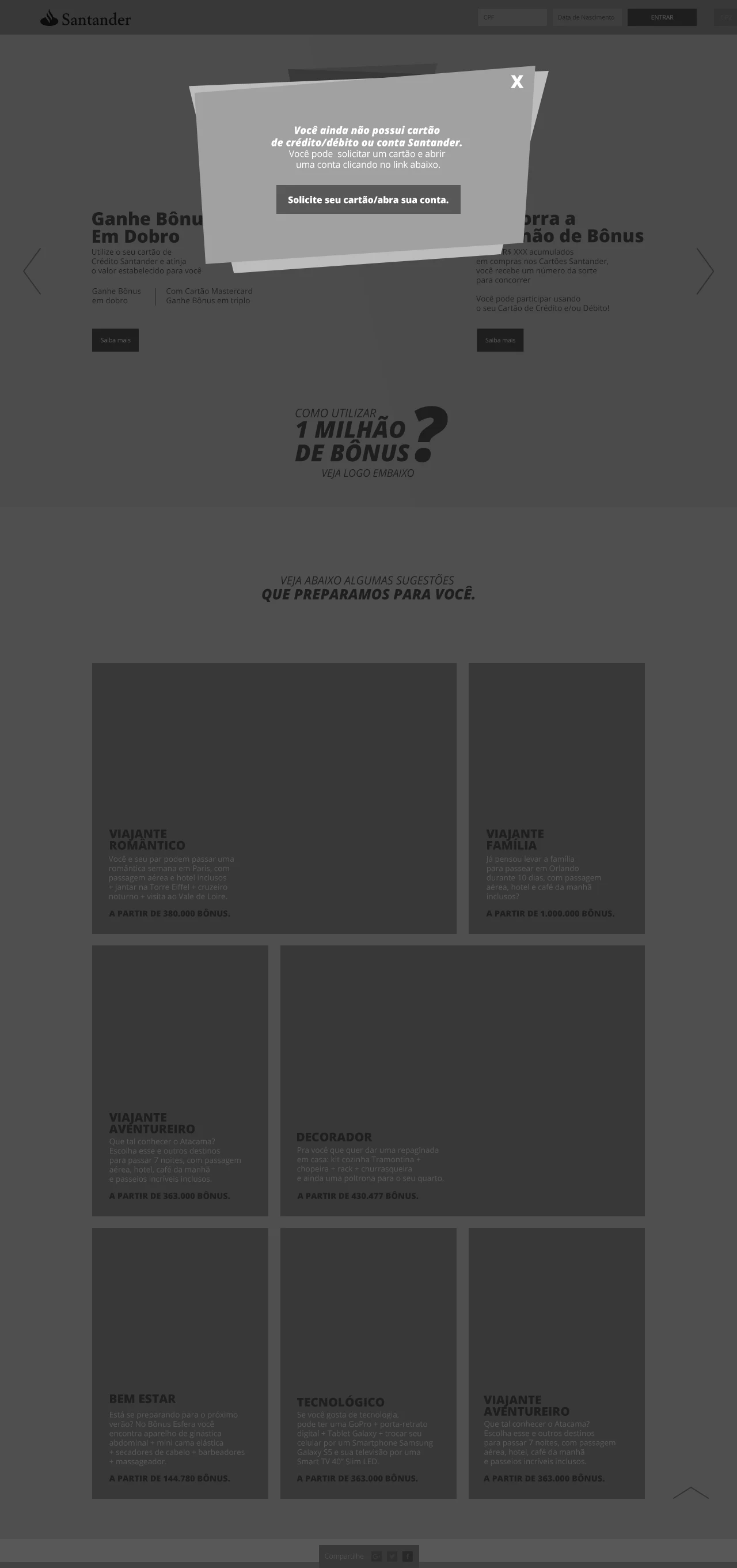 An error state in the wireframe set.