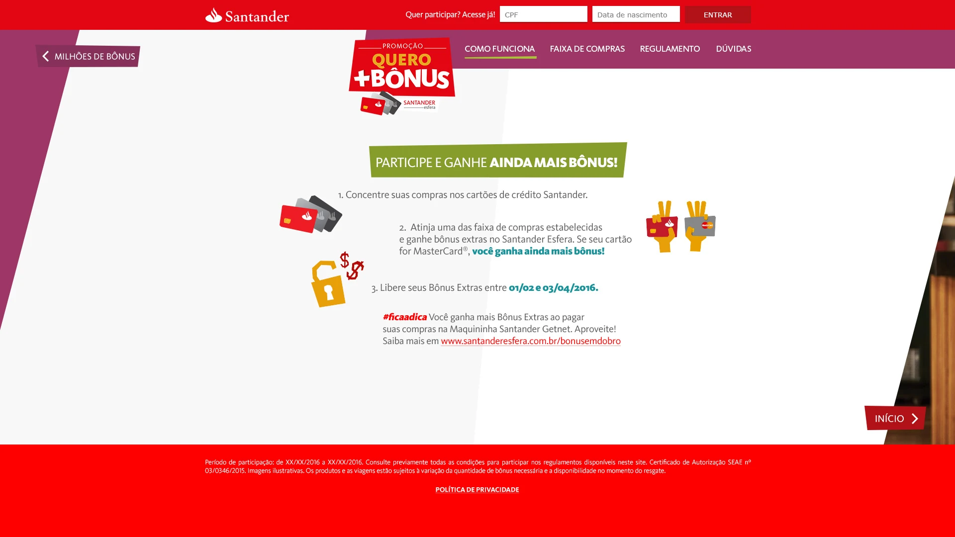 Final design — bonus como