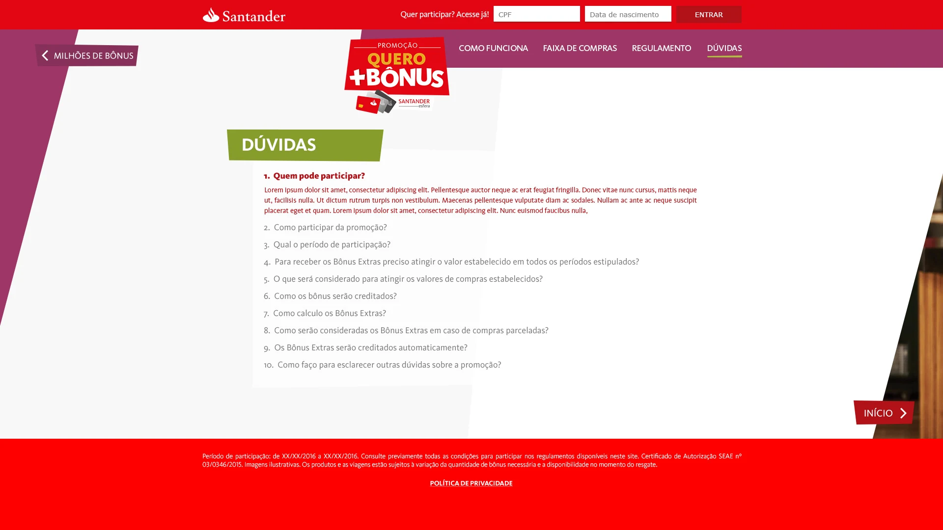 Final design — bonus faq