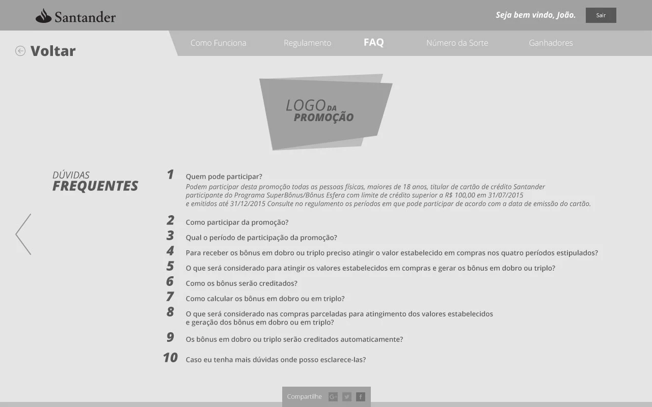Wireframe — page promo2 FAQ