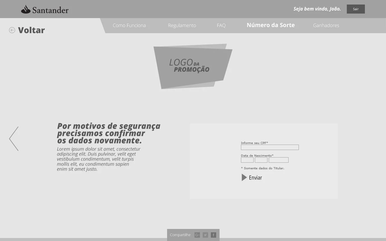 Wireframe — page promo2 numerodasorte