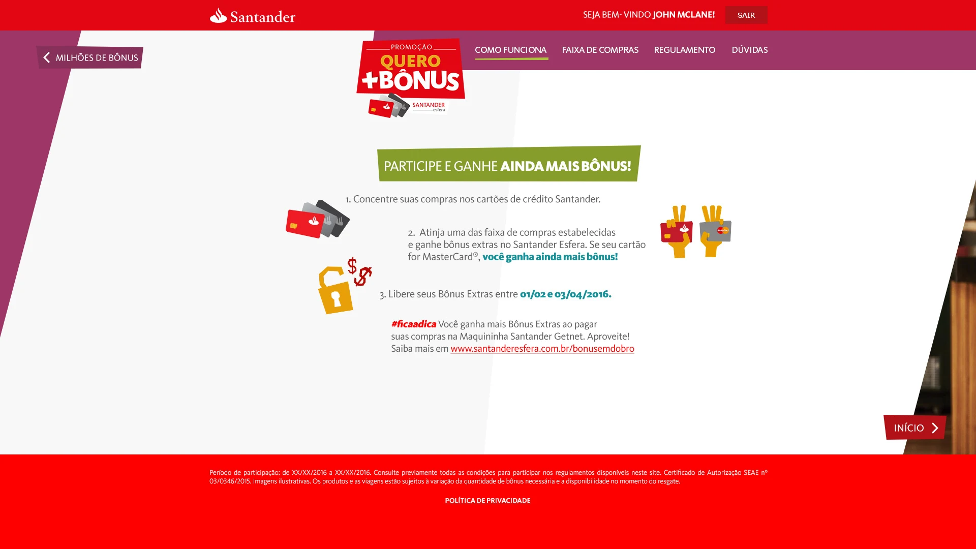 Final design — bonus como