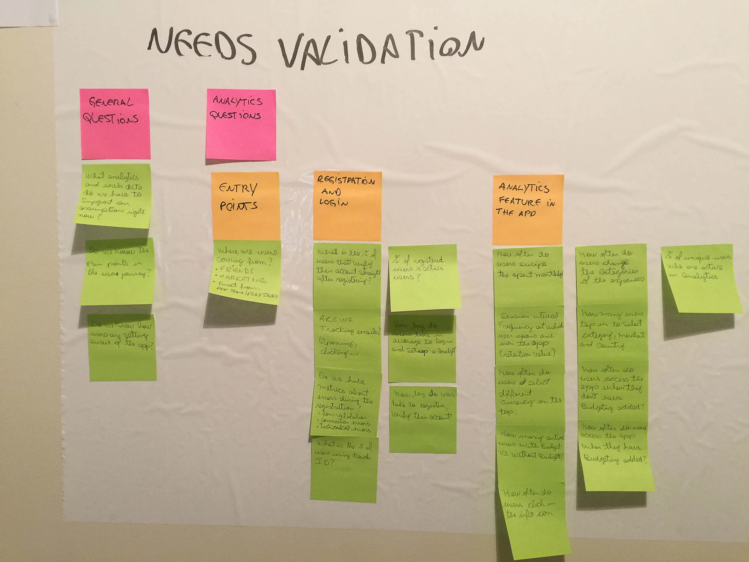 Comparing assumptions, value and implementation effort.