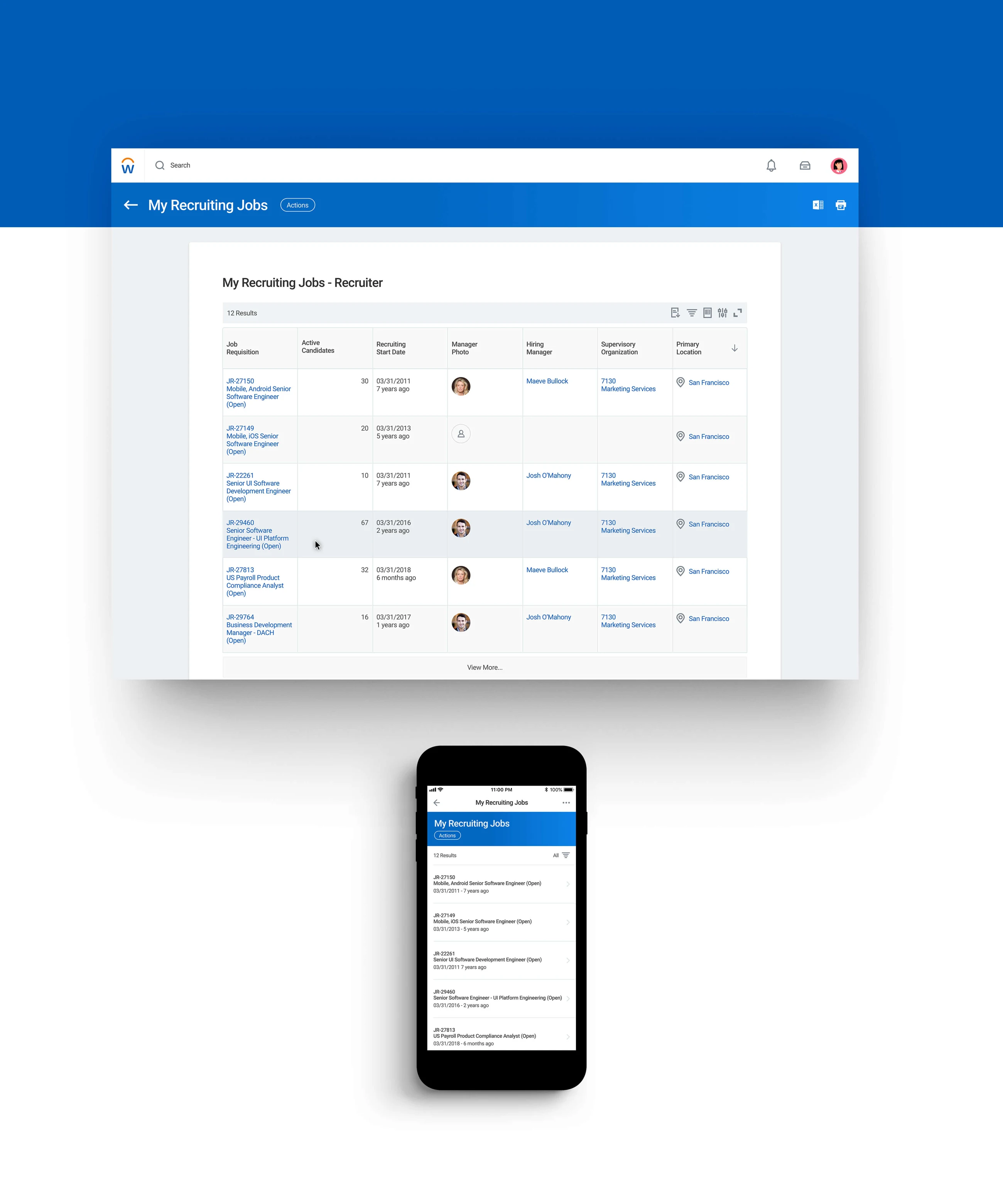 The proposed desktop and mobile experiences together.