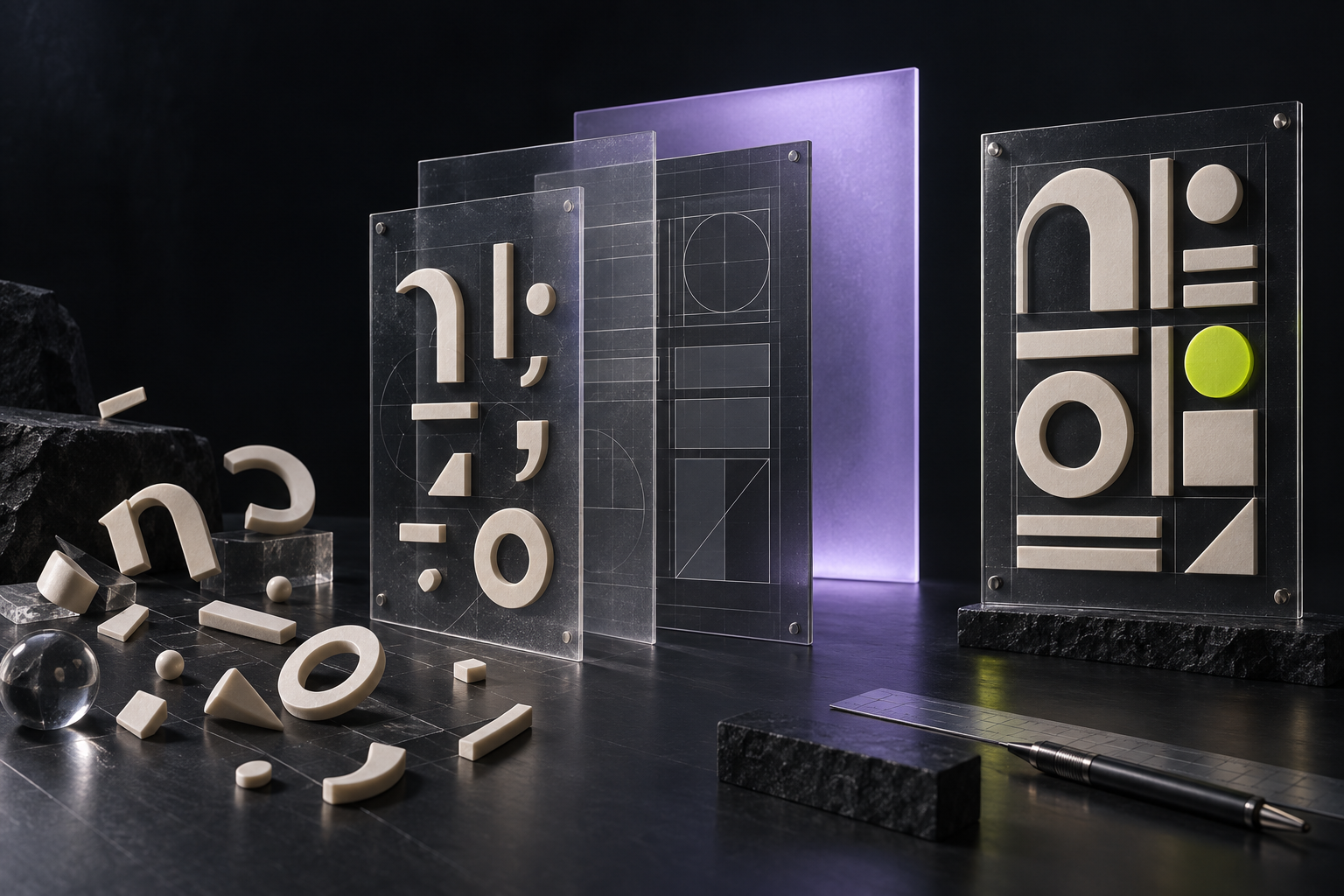 Design craft · Bring language, structure and interface into alignment.